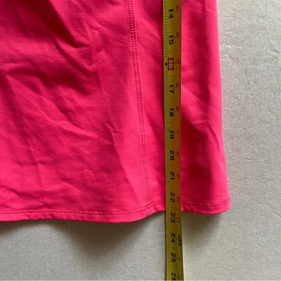 Trina Turk Recreation Hot Pink workout Athletic Tank Top Sz L - Picture 8 of 8